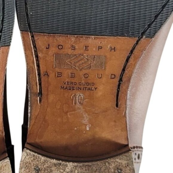 Joseph Abboud Oxford Dress Shoes Brown Size 10 Lace Up Cap Toe #00592 Owings - Picture 12 of 13